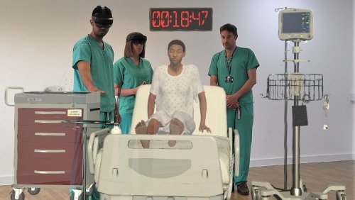 ‘Hologram patients’ and mixed reality headsets help train UK medical students in world first