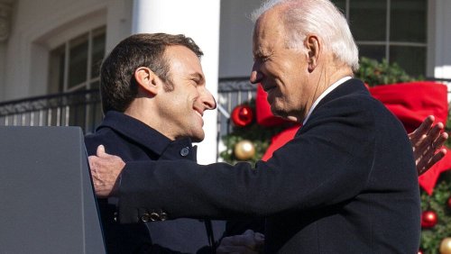 Biden empfängt Macron: "Mein Freund Emmanuel"