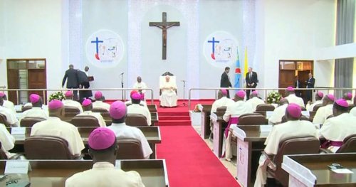 Pope Francis meets bishops of episcopal conference of Congo