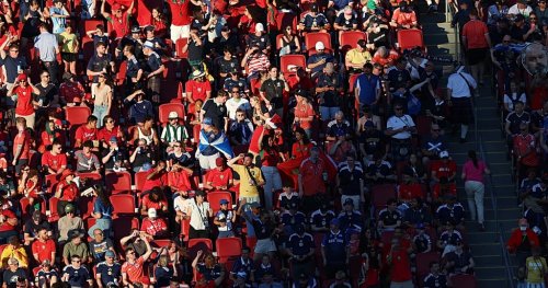 Morocco fans celebrate 1-0 win over Scotland in second World Cup match