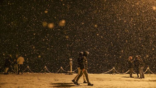 Weißer Winter: Athen und Istanbul im Schnee