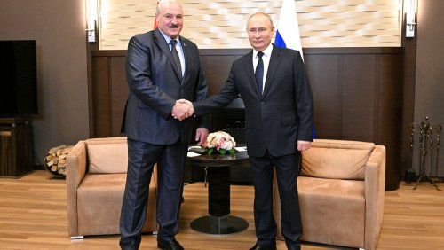 Putin und Lukaschenko einig in Sotschi: "Sanktionen gut überstanden"