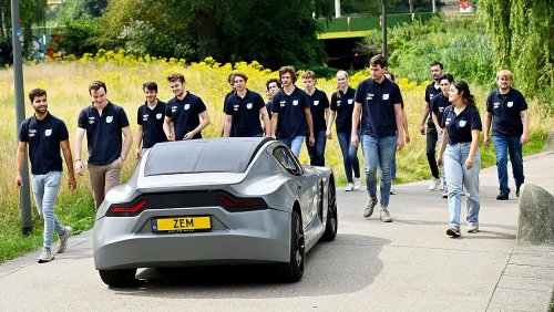 Dutch students have invented a zero-emissions car that captures carbon as it drives