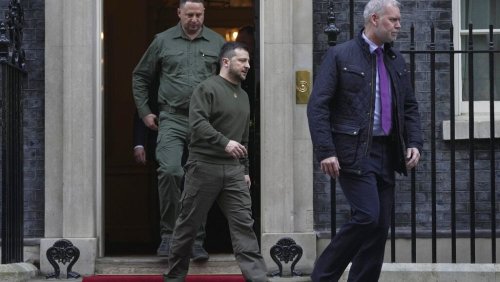 Überraschender Besuch in London: Selenskyj bittet erneut um westliche Kampfjets