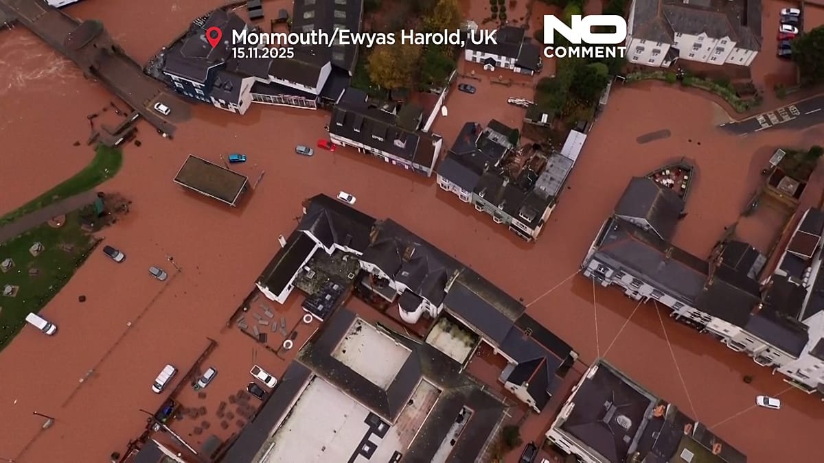 Vidéo. Tempête Claudia : début du nettoyage dans les villages d’Ewyas Harold et Monmouth, au Royaume-Uni