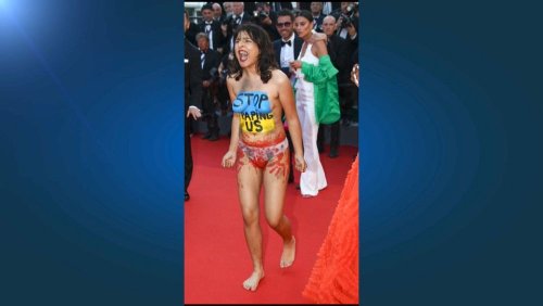 Protest auf rotem Teppich in Cannes: "Hört auf, uns zu vergewaltigen"