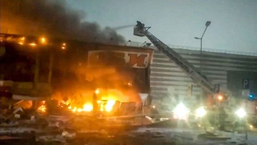 Incendie d'un centre commercial à Moscou : un mort, la piste criminelle privilégiée