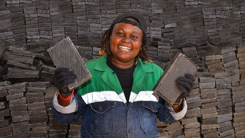 Meet the Kenyan woman turning plastics into bricks