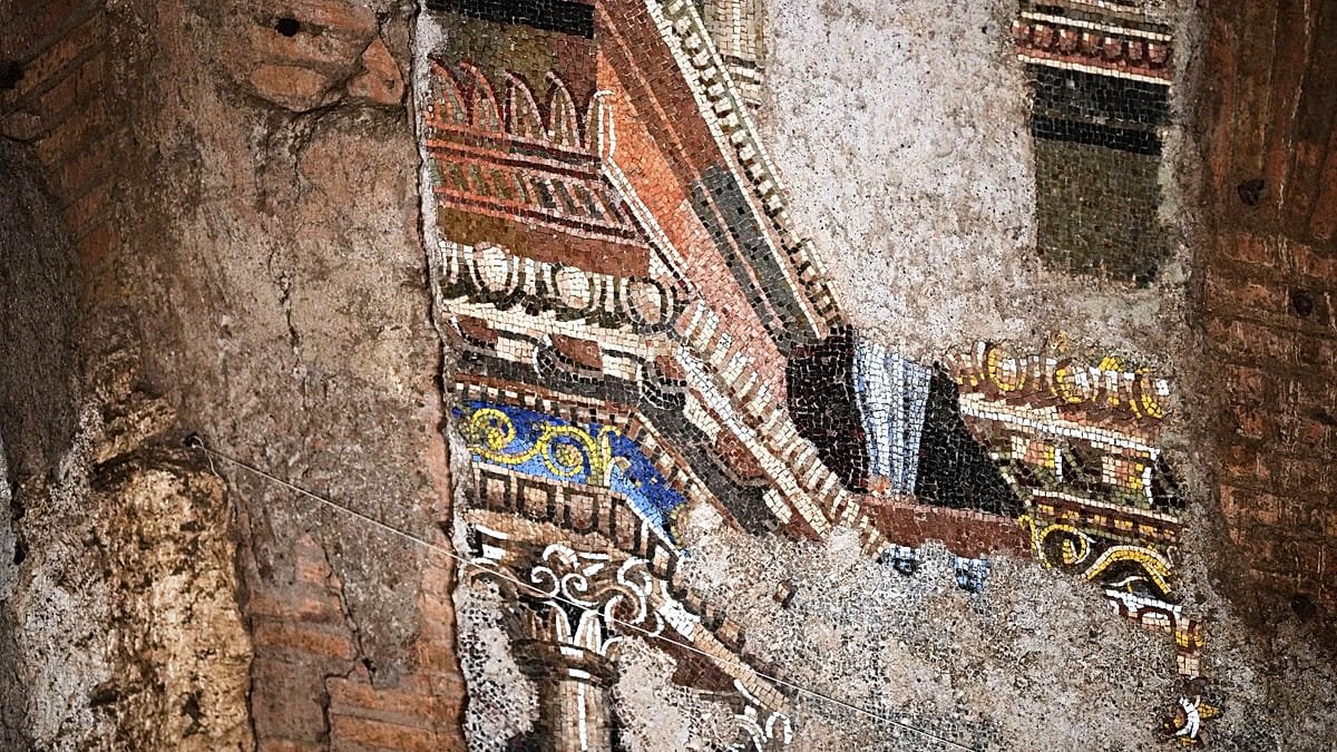 New Baths of Trajan museum opens: Great Mosaic and Painted City restored