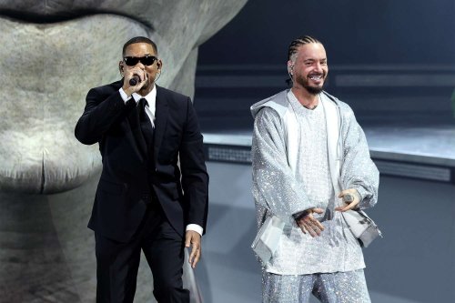 Will Smith rocks 'Men in Black' theme song during surprise Coachella appearance with J Balvin