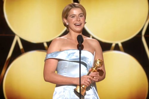 Hamnet star Jessie Buckley thanks crew member's 'delicious' soup during Golden Globes acceptance speech