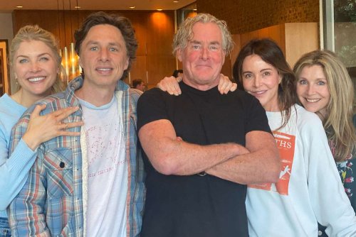 Zach Braff, Sarah Chalke, and more Scrubs stars reunite in new social media post: ‘Getting the band back together’