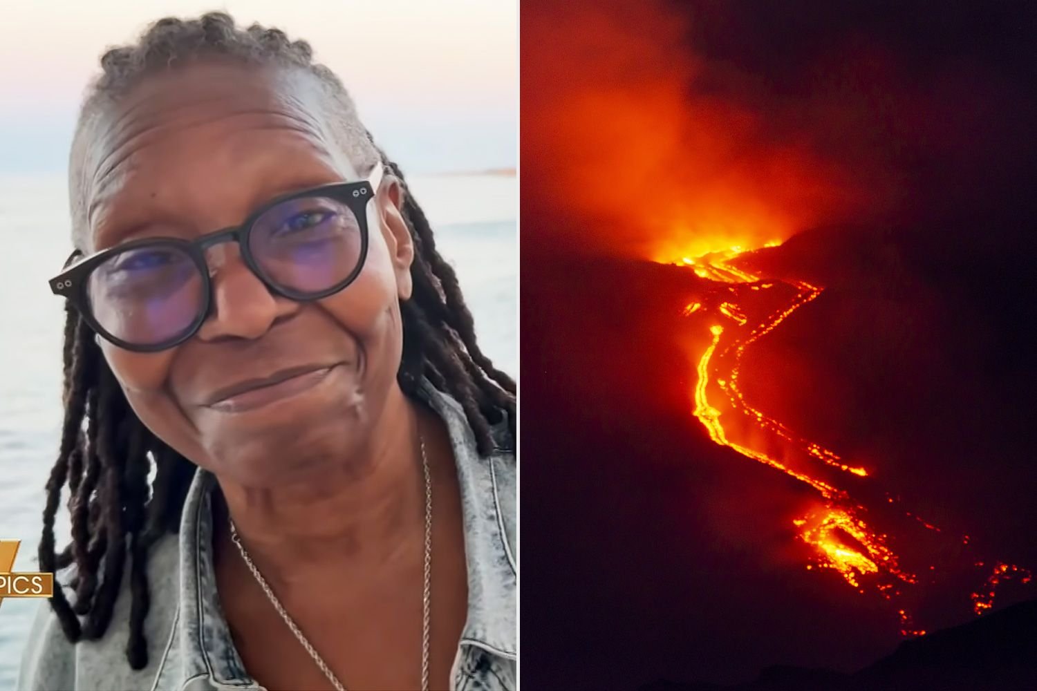 Whoopi Goldberg trapped in Italy amid volcano eruption: ‘Spent most of the day trying to get back’