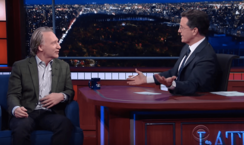 Bill Maher, Stephen Colbert discuss religion on Late Show