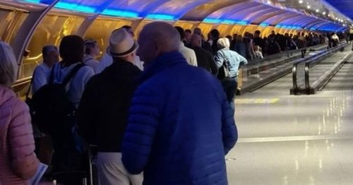 'Absolute shambles' at Manchester Airport as passengers arrive eight hours early for flights