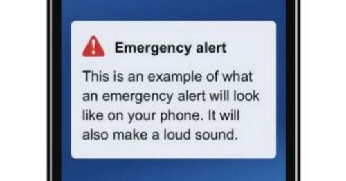 UK government to send emergency phone alerts to warn people aboout nearby dangers and threats to life