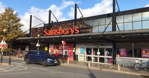 Leeds Sainsbury's robbed by biker who jumped over counter with knife