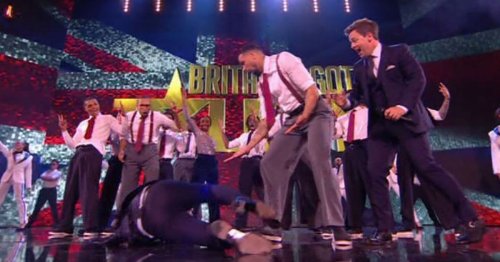 Chaos as Ant McPartlin falls over on Britain's Got Talent before 'wetting himself and farting'