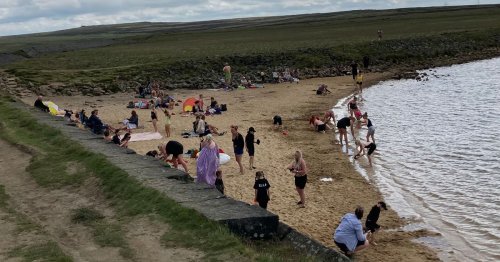 The hidden beach in the sky you have to trek up a hill to get to