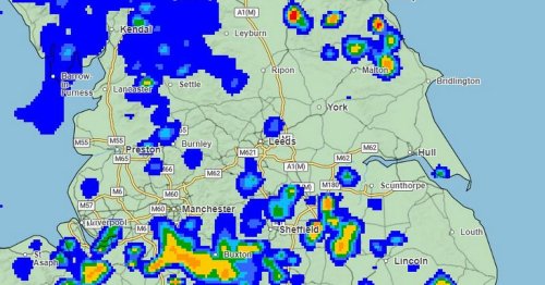 Live UK Thunderstorm Tracker As Met Office Hits Yorkshire With 7-hour ...