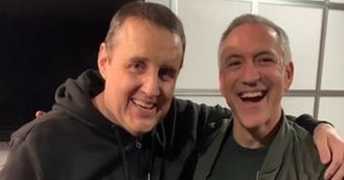 Peter Kay looks almost unrecognisable in rare photograph as he shows off weight loss