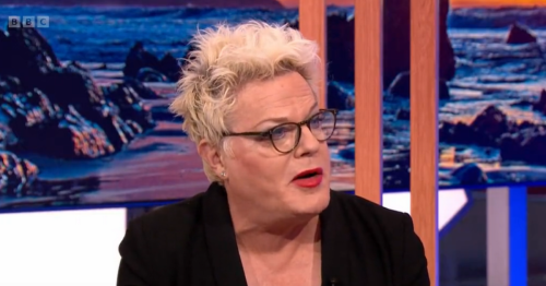 Eddie Izzard makes live on air dig as she pays tribute to Paul O'Grady on BBC The One Show