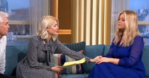 Emily Atack breaks down in tears on This Morning as Holly Willoughby consoles her