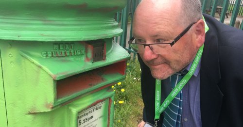 Mysterious 'Green Pimpernel' claims credit for spraying postboxes in Huddersfield after police manhunt demanded