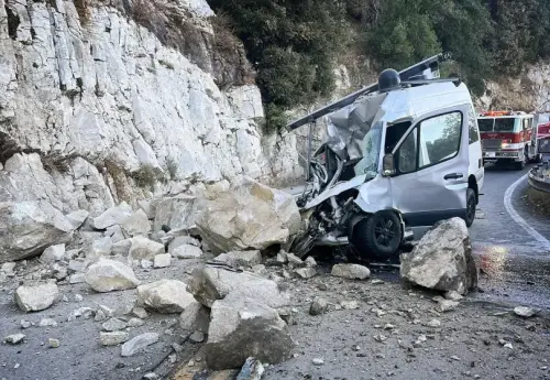 Rockslide Victim Recovering After Horror Accident