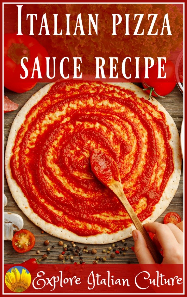 An authentic Italian pizza sauce recipe.