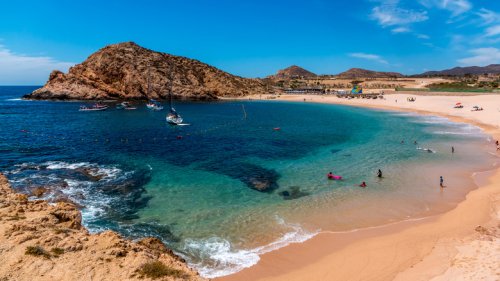 An Underrated Beach In Mexico's Cabo San Lucas Is A Scenic Spot To Swim With Local Fish
