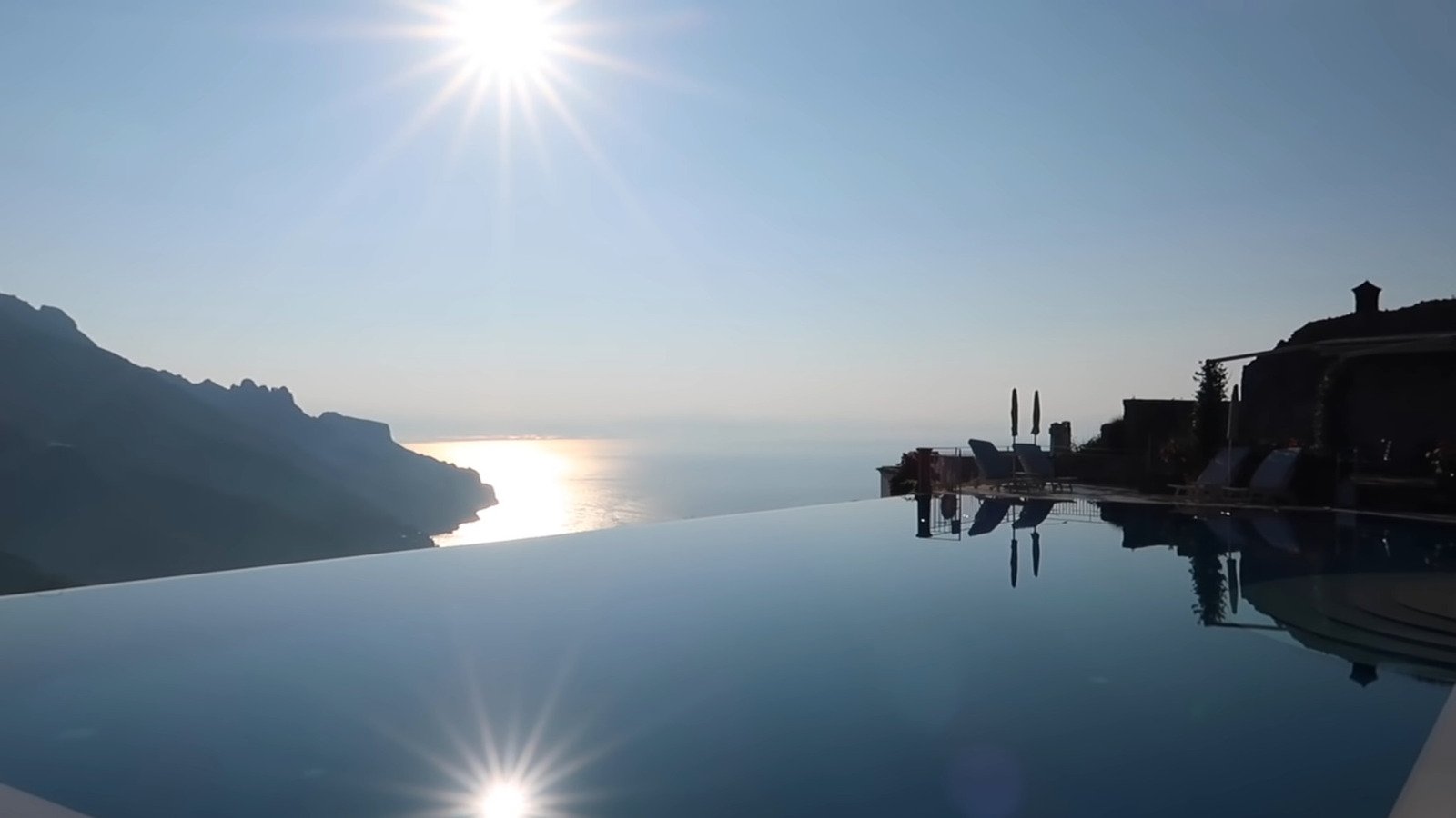 This Hotel's World-Famous Infinity Pool Offers Magnificent Views Overlooking The Amalfi Coast