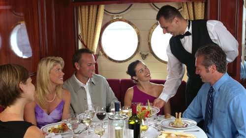 Avoid Wearing This Common Type Of Clothing To Dinner On A Cruise