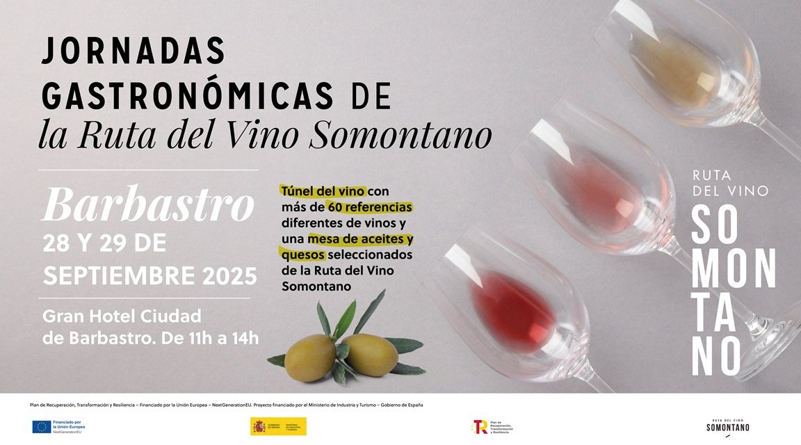I Jornadas Gastronómicas de la Ruta del Vino Somontano