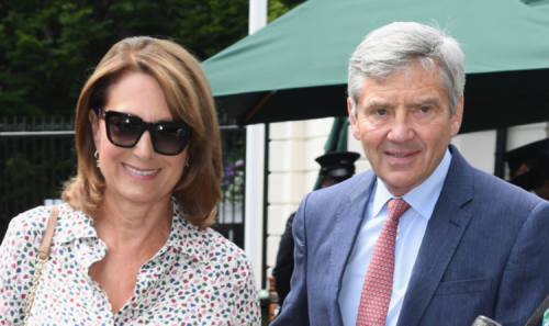 Michael Middleton's 'love for walking' is rubbing off on his grandchildren rain or shine