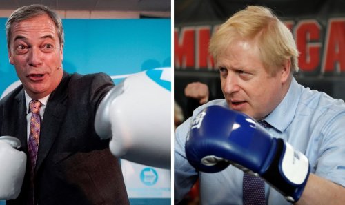 'Battle Of Brexit!' Nigel Farage Calls Out Boris Johnson For Boxing ...