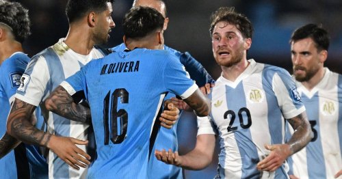 Alexis Mac Allister and Darwin Nunez involved in brawl as duo on opposite sides