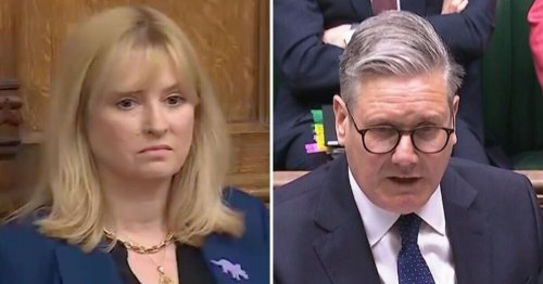MP caught staring daggers at Keir Starmer during PMQs clash