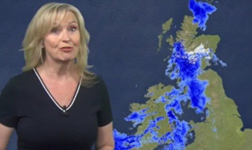 BBC Weather: Carol Kirkwood forecasts heavy rain to cause 'flooding and disruption' for UK