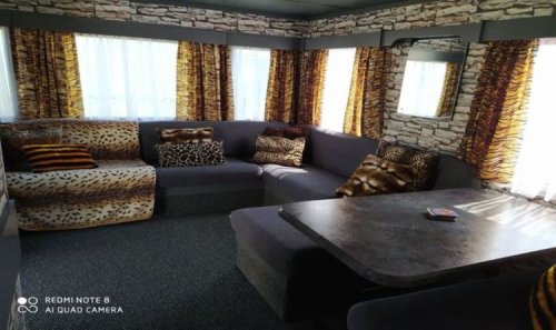 Step back in time at this Flintstones themed-campervan in Skegness