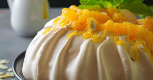 Nigella Lawson’s blood orange and passionfruit pavlova recipe is show-stopping