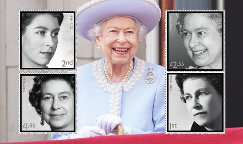 Queen stamps unveiled by Royal Mail in tribute