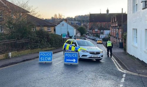 Bomb squad descends on sleepy UK town as police swoop in and cordon off streets
