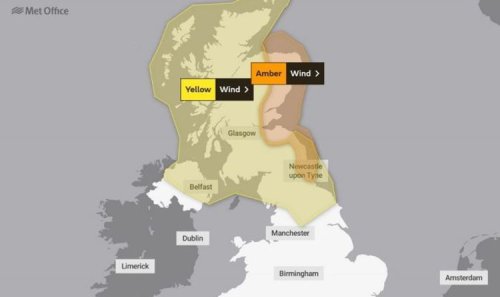 UK weather warning: Travel chaos expected as amber alert issued for ‘very strong’ gales