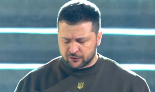 Zelensky thanks UK and declares 'I am here on behalf of our warriors'