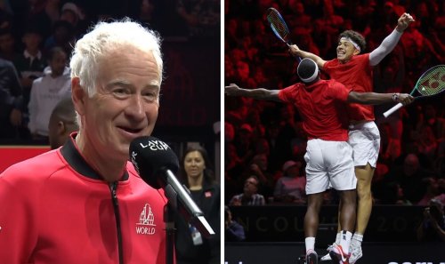 John McEnroe rubs in Team World victory at Laver Cup as Europe left embarrassed