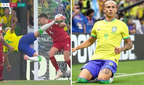Richarlison scores 'one of Brazil's best ever goals' to rock Serbia