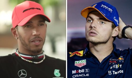 Lewis Hamilton takes jibe at Max Verstappen but vows 'I don't care'