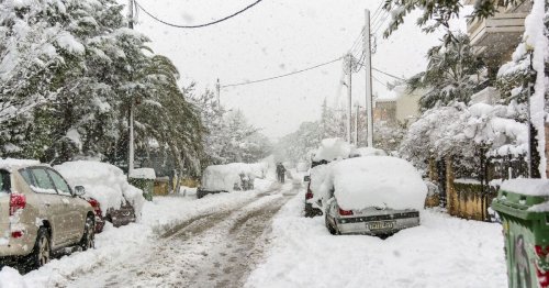 Greece, Italy and Croatia weather maps turn purple as snow storms batter Europe