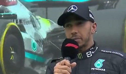 Lewis Hamilton perplexed after David Coulthard spots something during Hungary GP interview